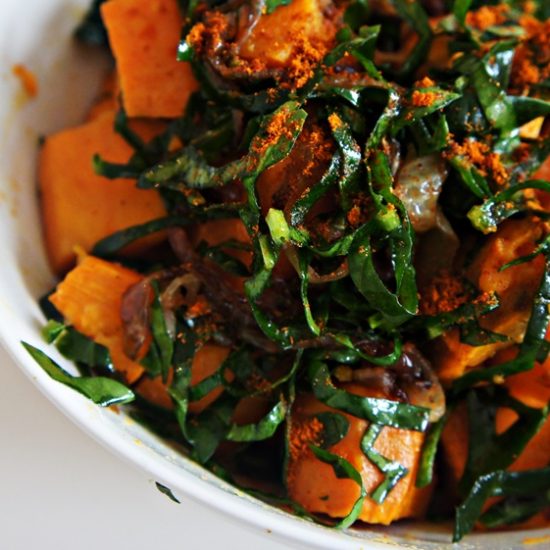 Salada de Batata Doce com Curry
