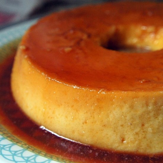 Receita de Pudim de Tapioca e Leite Condensado
