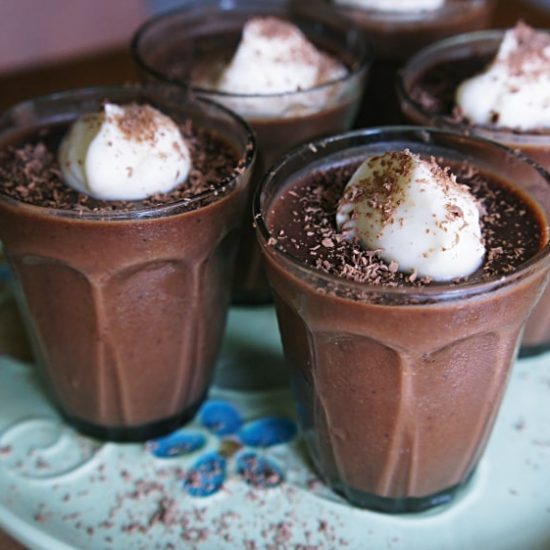 Receita de Panna Cotta de Chocolate
