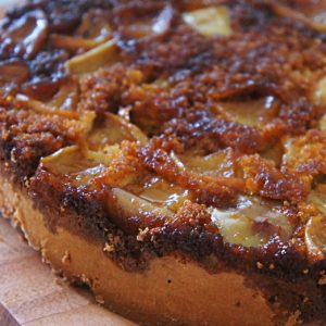 Receita de Bolo de Maçã e Amêndoa Invertido