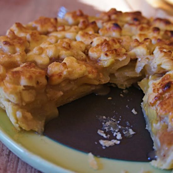 Receita de Torta de Pêssego com Massa Podre