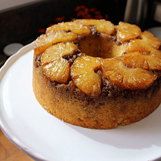 Receita de Bolo de Abacaxi invertido