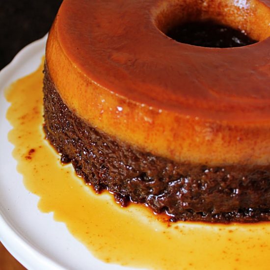 Receita de Bolo de Chocolate com Pudim de Leite Condensado