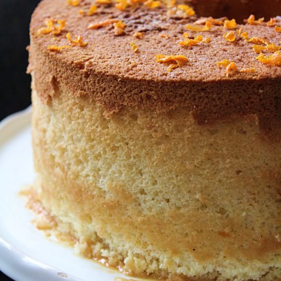 Receita de Bolo Chiffon de Laranja
