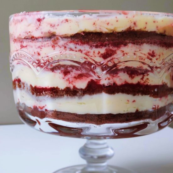 Receita de Torta Red Velvet na Taça