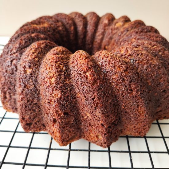 Bolo de Banana sem Açúcar e Lactose