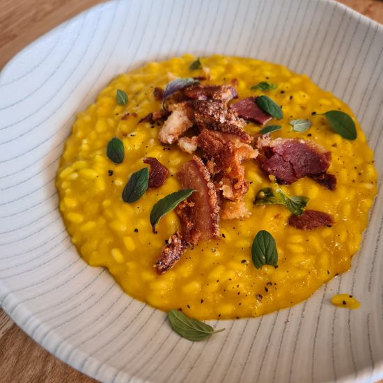 Receita de Risoto de Moranga Cabotiá