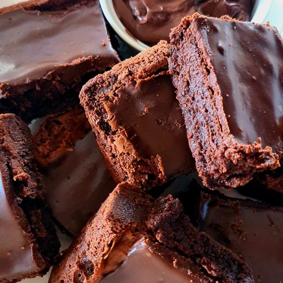 Receita de Brownie com Cobertura de Chocolate
